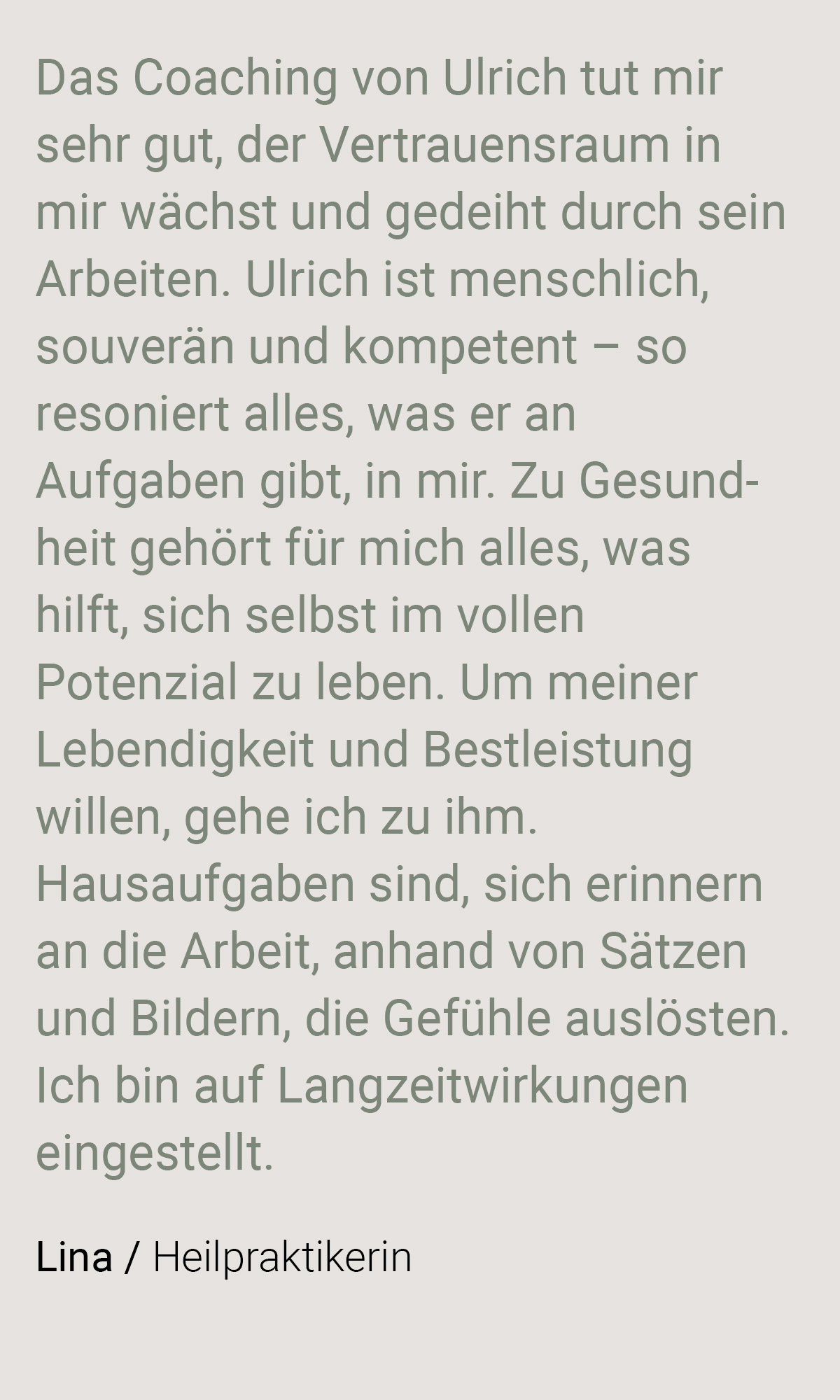 Resonanz-Coaching Ulrich Kineke
