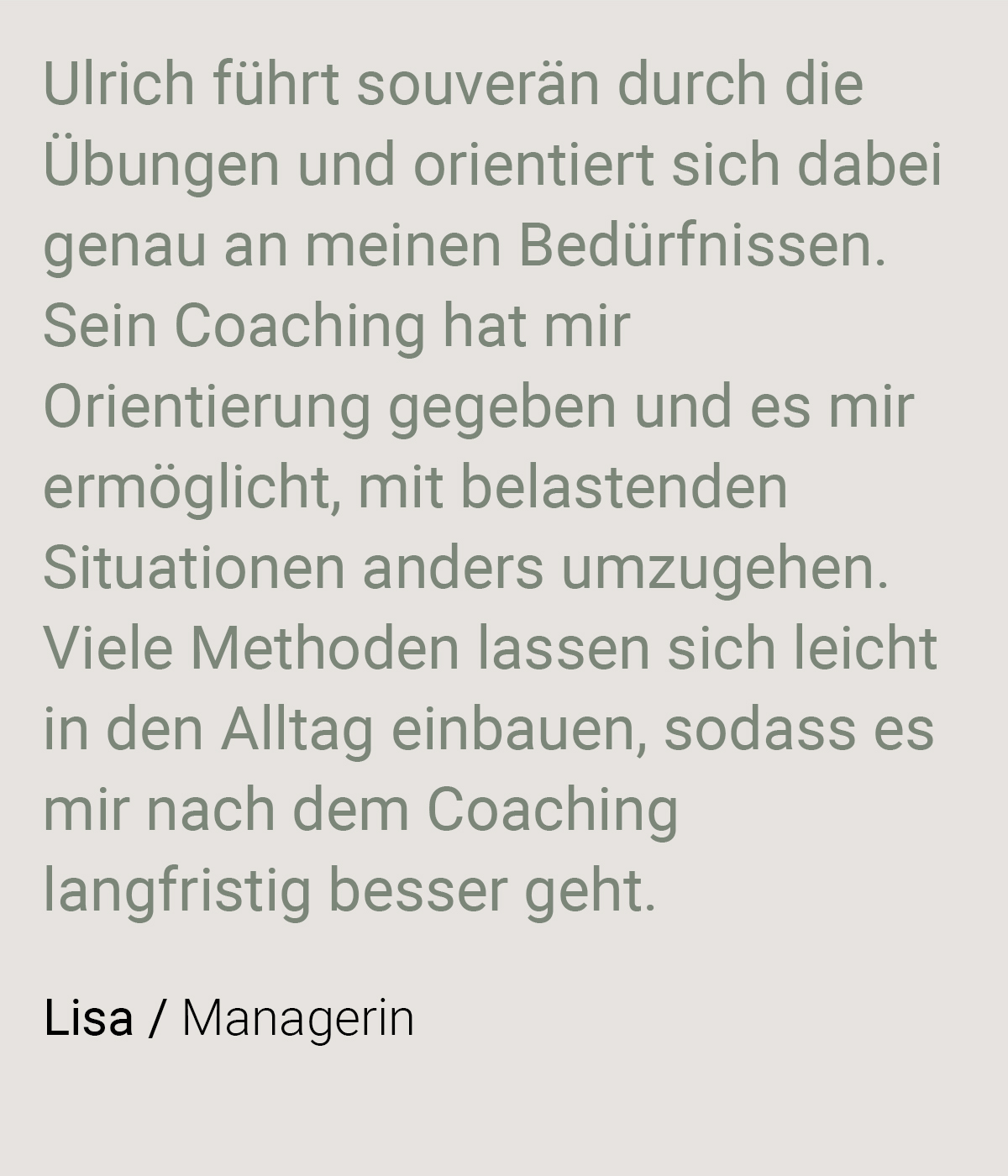 Resonanz-Coaching Ulrich Kineke